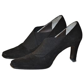 Valentino Garavani Stiefeletten aus schwarzem Wildleder