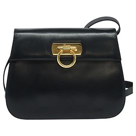Borsa a Spalla Gancini in Pelle Salvatore Ferragamo