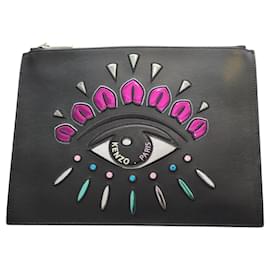 Pochette A4 Kenzo EYE CLUTCH Donna Nera F852SA607L22 99A Borsa Clutch 515 $ RSP