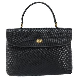 Borsa a mano vintage Bally in pelle trapuntata