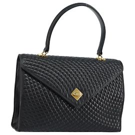 Borsa a tracolla vintage Bally in pelle trapuntata