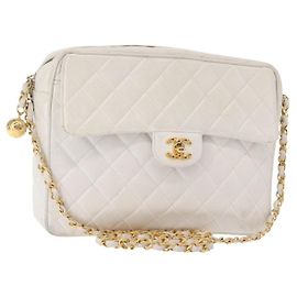 Chanel Vintage Borsa Camera Matelassé Caviar Small con Tasca Anteriore