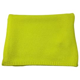 Cashmere-Strickschal in Limettengrün von Hermès