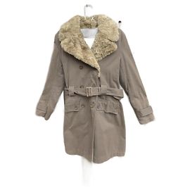 Autre Marque MCS Parka Hellbraun Baumwolle