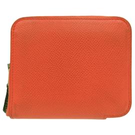Monedero compacto Azap en seda de Hermès