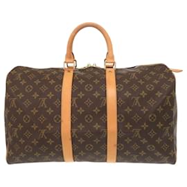 Borsa Boston Keepall 45 Monogramma Marrone Louis Vuitton