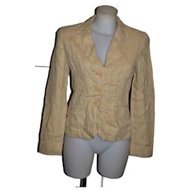 Chaqueta Max & Co de algodón y lino multicolor Talla 42 IT