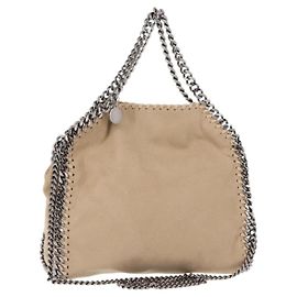 Stella Mc Cartney Borsa Falabella Fold Over in cervo shaggy Stella McCartney