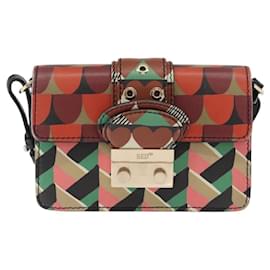 Sac à bandoulière Glam Lock Valentino Garavani en cuir imprimé moyen