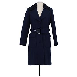 Claudie Pierlot Navy wool coat