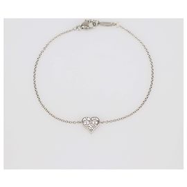 Bracciale Cuore Sentimentale in Platino e Diamanti Tiffany & Co.