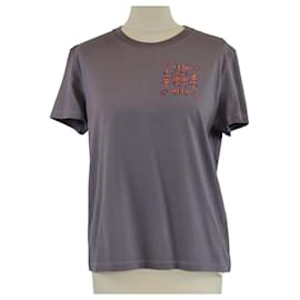 Camiseta Mini Mors de Algodón Gris Pierre de Hermes - Hermès