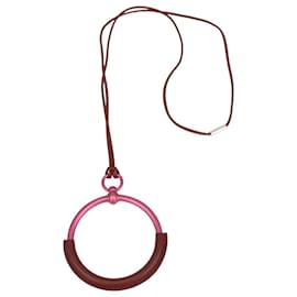 Pendente in pelle Swift Rouge H di Hermès