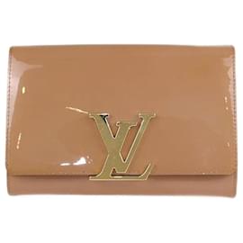 Louis Vuitton Rose Velours Vernis Louise Clutch