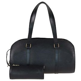 Borsa Soufflot in pelle Epi nera Louis Vuitton