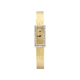 Christian Louboutin Reloj vintage UTI, movimiento Blancpain, oro amarillo, diamantes.