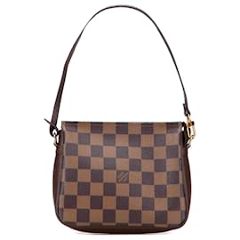 Trousse Pochette Damier Ebene Braun Louis Vuitton