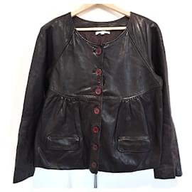 Ba&sh Magda Lammlederjacke T M/L