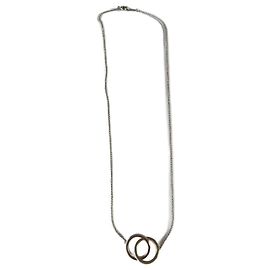 Tiffany & Co Pendente Tiffany's Cerchi intrecciati in argento 925 della Collezione 1837