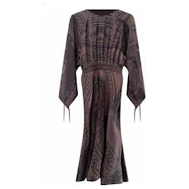 Hermès Seidenkleid FR 38