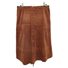 Falda de Terciopelo Chic Inteligente de Invierno Bel Air TXS/S