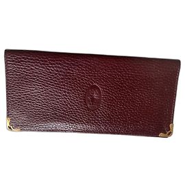 Cartier Geldbörse Rot aus Pelz
