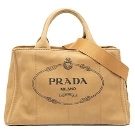 Borsa tote/spalla Canapa Corda di Prada