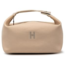 Hermès Beiges Kleines Toile Bride A Brac Etui