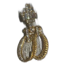 Broche Christian Dior chapado en oro