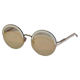 occhiali da sole Bottega Veneta BV0208S argento bianco metallo