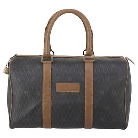 Borsa Boston vintage Honeycomb in tela e pelle Christian Dior