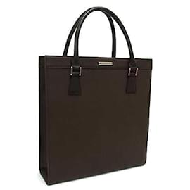 Burberry braune Leder-Handtasche