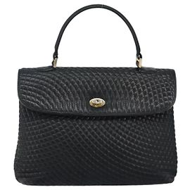 Borsa vintage Bally in pelle trapuntata