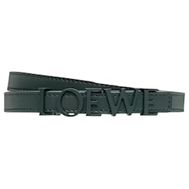 Loewe Bold Gürtel aus grünem Leder