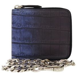 Fendi Chain 7M0197 Leder Bifold Geldbörse