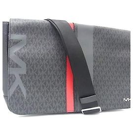 Michael Kors Gray Red Shoulder Bag