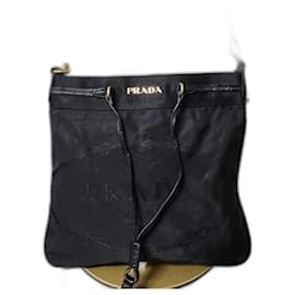 Borsa a tracolla in nylon Tessuto nera di Prada - Autre Marque