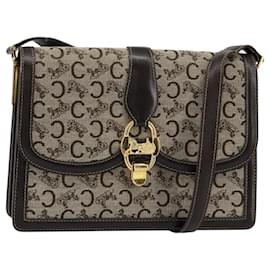 Céline Borsa a spalla Celine C Sulky in tela e pelle