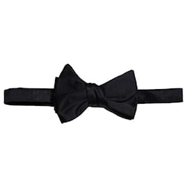 Papillon in satin nero Givenchy
