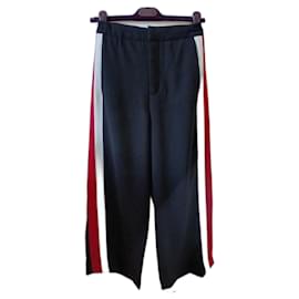 Pantaloni larghi neri fluidi Zara con strisce laterali