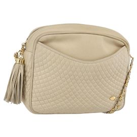 Borsa a Spalla Vintage Bally in Pelle Trapuntata