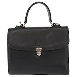Borsa a mano vintage in pelle Burberry