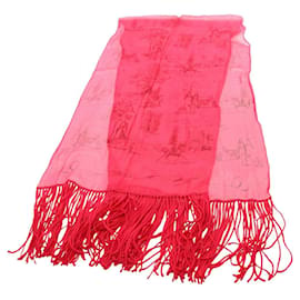 Foulard in seta rosa Hermès