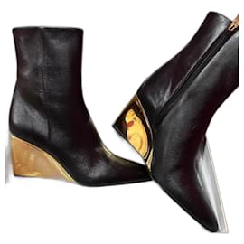 Chloé Stiefeletten aus Leder schwarz