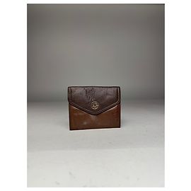 Vintage Dior Leather Card Holder / Purse Brown