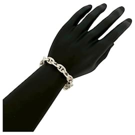 Bracciale Charm Chaine d'Ancre MM in Argento di Hermès