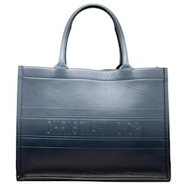 Dior Blau Mittel Umhängetasche aus Prägeleder Ombre