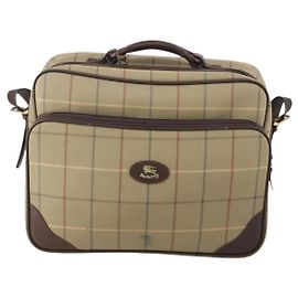 Bolso Boston de lona con estampado Nova Check de Burberry