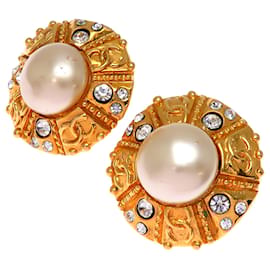 Orecchini in perle da donna con il logo Coco di Chanel
