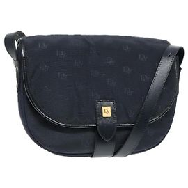 Borsa a spalla vintage Christian Dior in tela